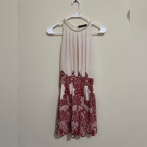 Zara Basic Medium Multicolor Pearl Laced Romper